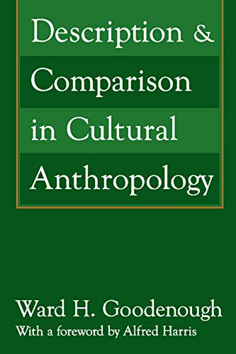 Beispielbild fr Description and Comparison in Cultural Anthropology zum Verkauf von Blackwell's