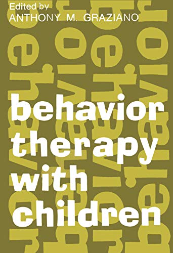 9780202308623: Behavior Therapy With Children