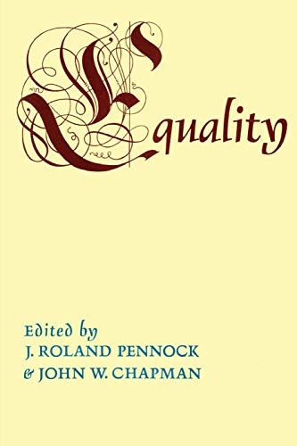 Equality (9780202308838) by Chapman, John W.