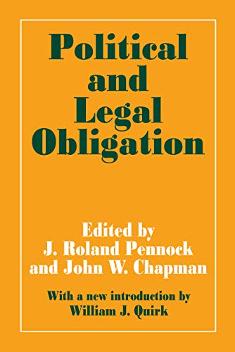 Beispielbild fr Poltical and Legal Obligation zum Verkauf von Blackwell's
