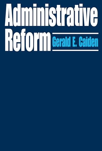 9780202364100: Administrative Reform