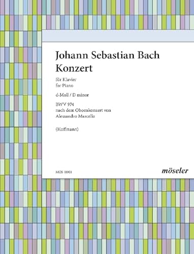 9780203701102: Konzert D minor: nach dem Oboenkonzert von Alessandro Marcello. BWV 974. piano.
