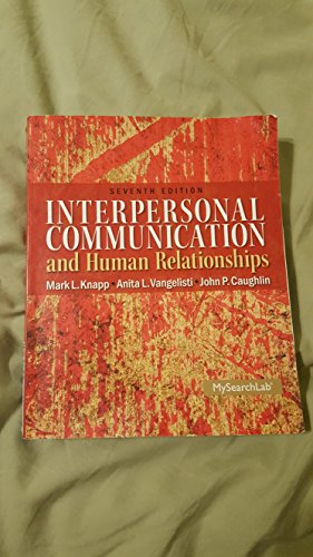 Stock image for Interpersonal Communication & Human Relationships (7th Edition) for sale by HPB-Red