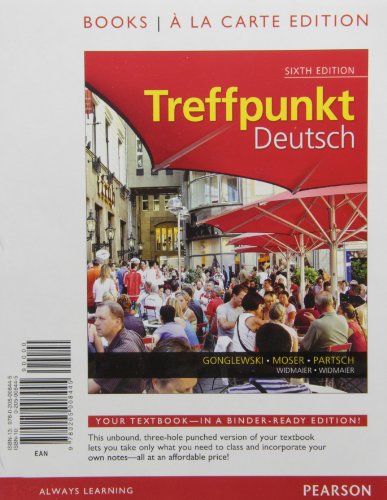 Stock image for Treffpunkt Deutsch: Grundstufe, Books a la Carte Edition (6th Edition) for sale by SecondSale