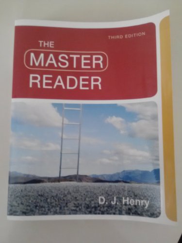 Master Reader, The Plus MyReadingLab with eText -- Access Card Package (3rd Edition) (9780205008735) by Henry, D. J.