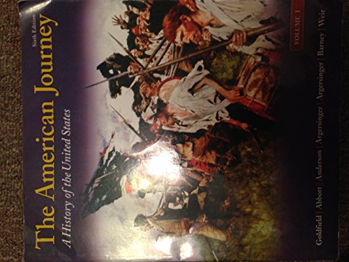 Beispielbild fr The American Journey Vol. 2 : A History of the United States zum Verkauf von Better World Books