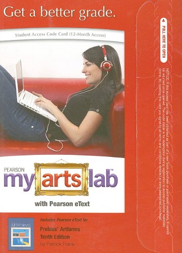 Preble's Artforms: Myartslab + Pearson Etext Student Access Code (9780205014132) by Frank, Patrick L.; Preble, Duane; Preble, Sarah
