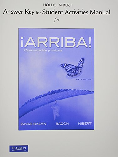 Stock image for Arriba!: Comunicacion y cultura for sale by SecondSale