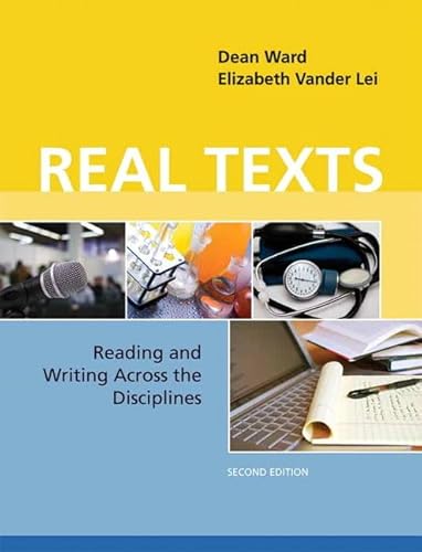 Beispielbild fr Real Texts : Reading and Writing Across the Disciplines zum Verkauf von Better World Books