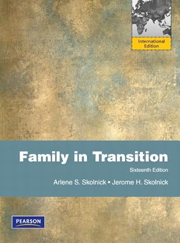 Stock image for Family in Transition: International ESkolnick, Arlene S.; Skolnick, J for sale by Iridium_Books