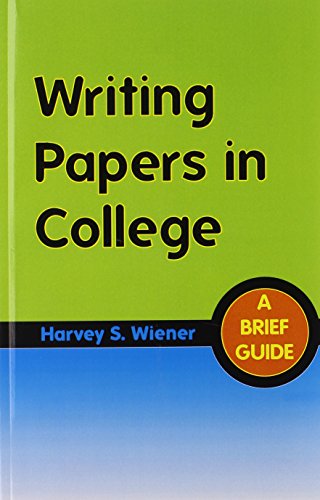 Stock image for Writing Papers in College: A Brief Guide for sale by SecondSale