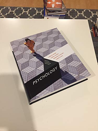 Stock image for Psychology, Fourth Canadian Edition [Hardcover] by Carole Wade for sale by ThriftBooks-Dallas