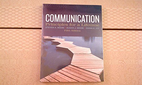 Imagen de archivo de Communication: Principles for a Lifetime a la venta por ThriftBooks-Reno
