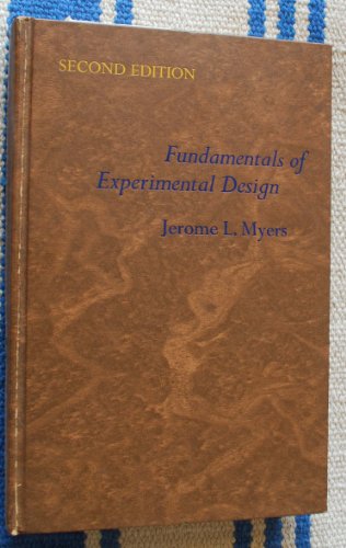 Imagen de archivo de Fundamentals of Experimental Design a la venta por BookHolders