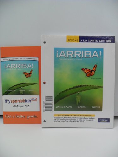 Imagen de archivo de Arriba!: Comunicaci?n y cultura, Books a la Carte (6th Edition) a la venta por redgorillabooks