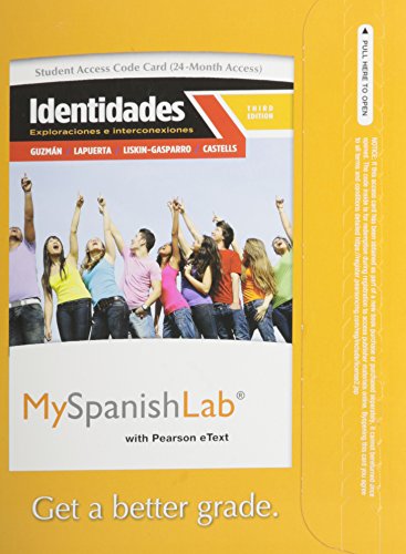 9780205035809: MySpanishLab with Pearson eText -- Access Card -- for Identidades (multi semester access)