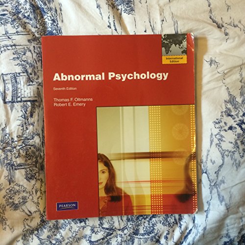 Imagen de archivo de Abnormal Psychology, Seventh Edition, Annotated Instructor's Edition a la venta por ThriftBooks-Dallas