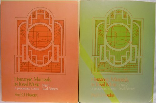 Stock image for Harmonic Materials in Tonal Music: A Programed Course: Part 2, Second Edition for sale by Better World Books