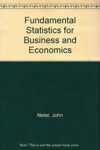 Stock image for Fundamental Statistics for Business and Economics for sale by Mispah books