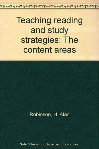 Teaching Reading and Study Strategies: The Content Areas