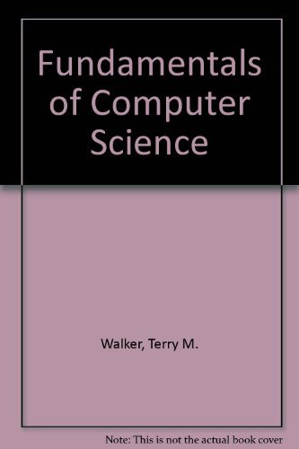 Imagen de archivo de Fundamentals of computer science a la venta por HPB-Red