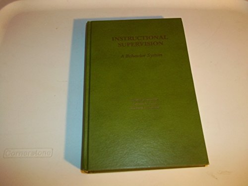 Imagen de archivo de Instructional Supervision : A Behavior System a la venta por Better World Books