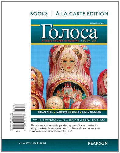 Stock image for Golosa: A Basic Course in Russian, Book One, Books a la Carte Edition (5th Edition) for sale by SecondSale