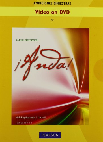 Beispielbild fr Video DVD (Ambiciones siniestras) for ¡Anda! Curso elemental zum Verkauf von BooksRun