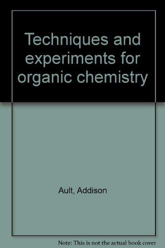 Imagen de archivo de Techniques and experiments for organic chemistry a la venta por dsmbooks