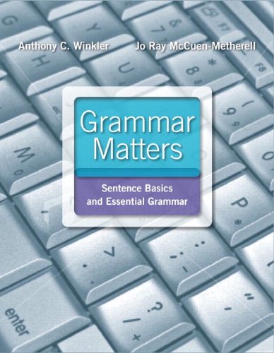 Imagen de archivo de Grammar Matters a la venta por SecondSale