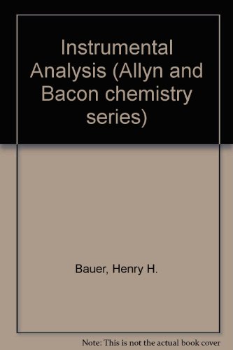 Beispielbild fr Instrumental analysis (Allyn and Bacon chemistry series) zum Verkauf von HPB-Red