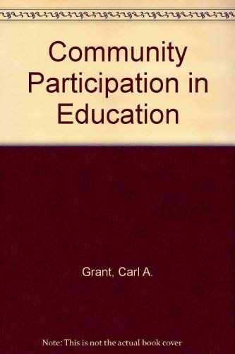 Stock image for Community Participation in Education for sale by Better World Books