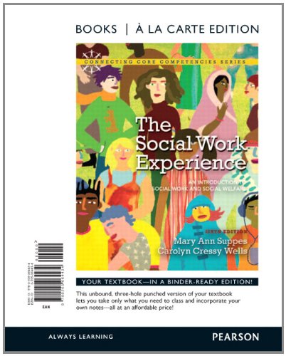 Beispielbild fr The Social Work Experience: An Introduction to Social Work and Social Welfare, A La Carte Edition zum Verkauf von HPB-Red
