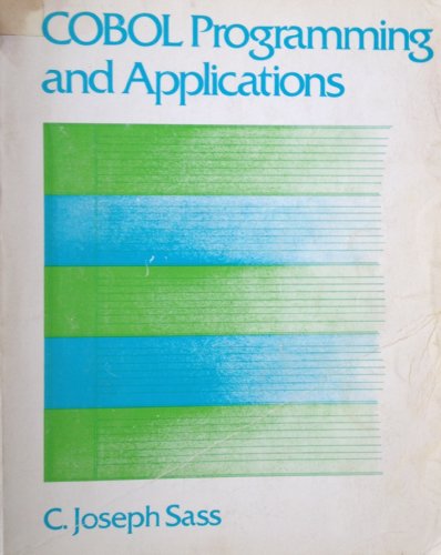 9780205065509: Cobol: Programming and Applications