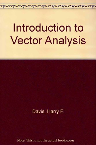 Beispielbild fr Introduction to Vector Analysis zum Verkauf von Better World Books