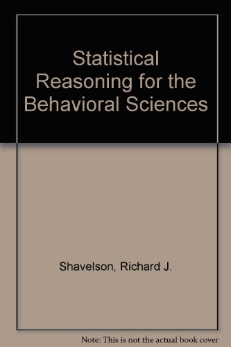 9780205069330: Statistical Reasoning in the Behavioral Sciences