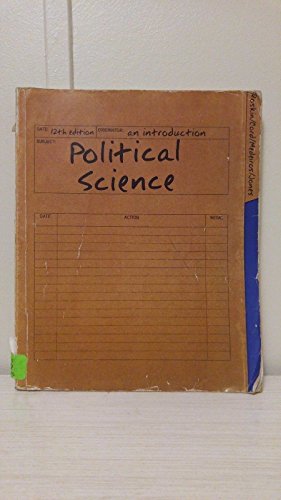 Beispielbild fr Political Science : An Introduction zum Verkauf von Better World Books