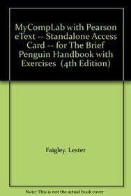 9780205076314: MyLab Composition with Pearson eText -- Standalone Access Card -- for The Brief Penguin Handbook with Exercises
