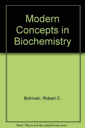 Stock image for Modern Concepts in Biochemistry for sale by ThriftBooks-Atlanta