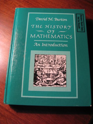 Stock image for The history of mathematics: An introduction for sale by HPB-Red