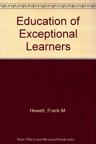 Beispielbild fr Education of Exceptional Learners zum Verkauf von Hawking Books