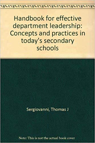 Beispielbild fr Handbook for Effective Department Leadership : Concepts and Practices in Today's Secondary Schools zum Verkauf von Better World Books