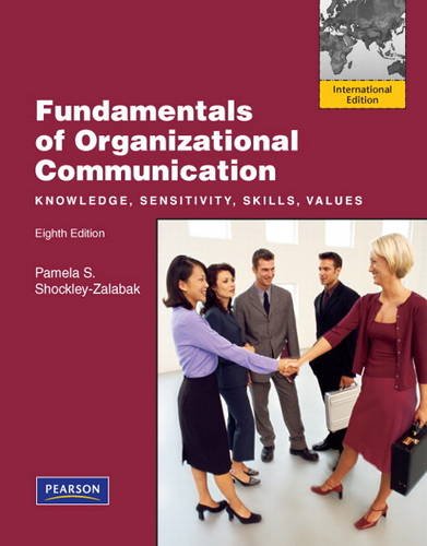 9780205082797: Fundamentals of Organizational Communication:International Edition