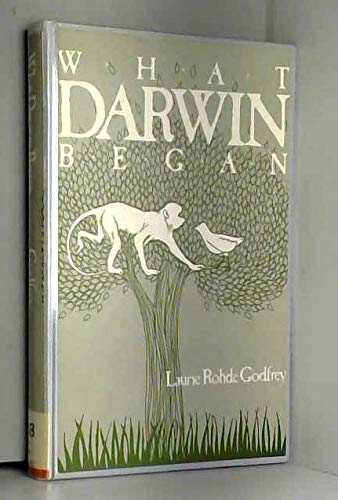 Imagen de archivo de What Darwin Began a la venta por Better World Books