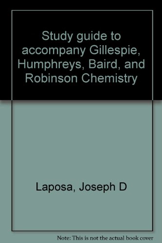 Beispielbild fr Study Guide to Accompany Chemistry zum Verkauf von Top Notch Books