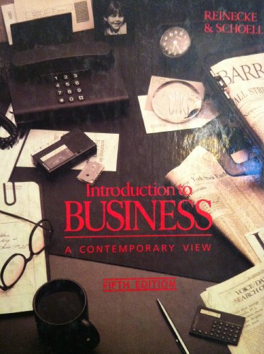 Stock image for Introduction to business: A contemporary view for sale by Wonder Book