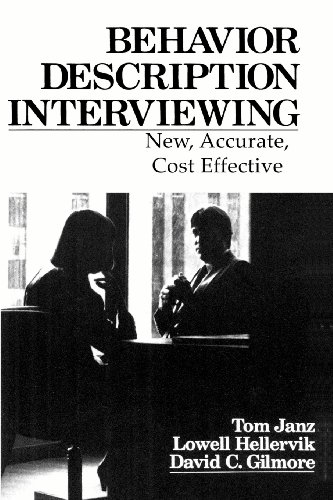 Imagen de archivo de Behavior Description Interviewing: New, Accurate, Cost Effective a la venta por Goodwill