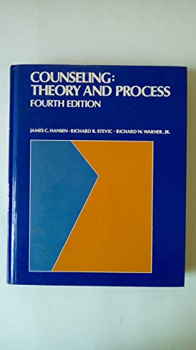 Imagen de archivo de Counseling: Theory and Process a la venta por BookHolders