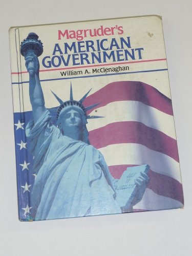 Imagen de archivo de 1986 Magruder's American Government a la venta por Wonder Book