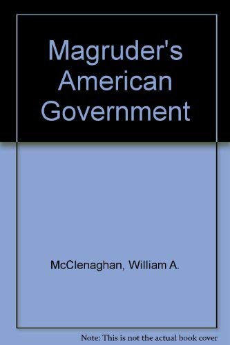 Imagen de archivo de Magruder's American Government a la venta por HPB-Red